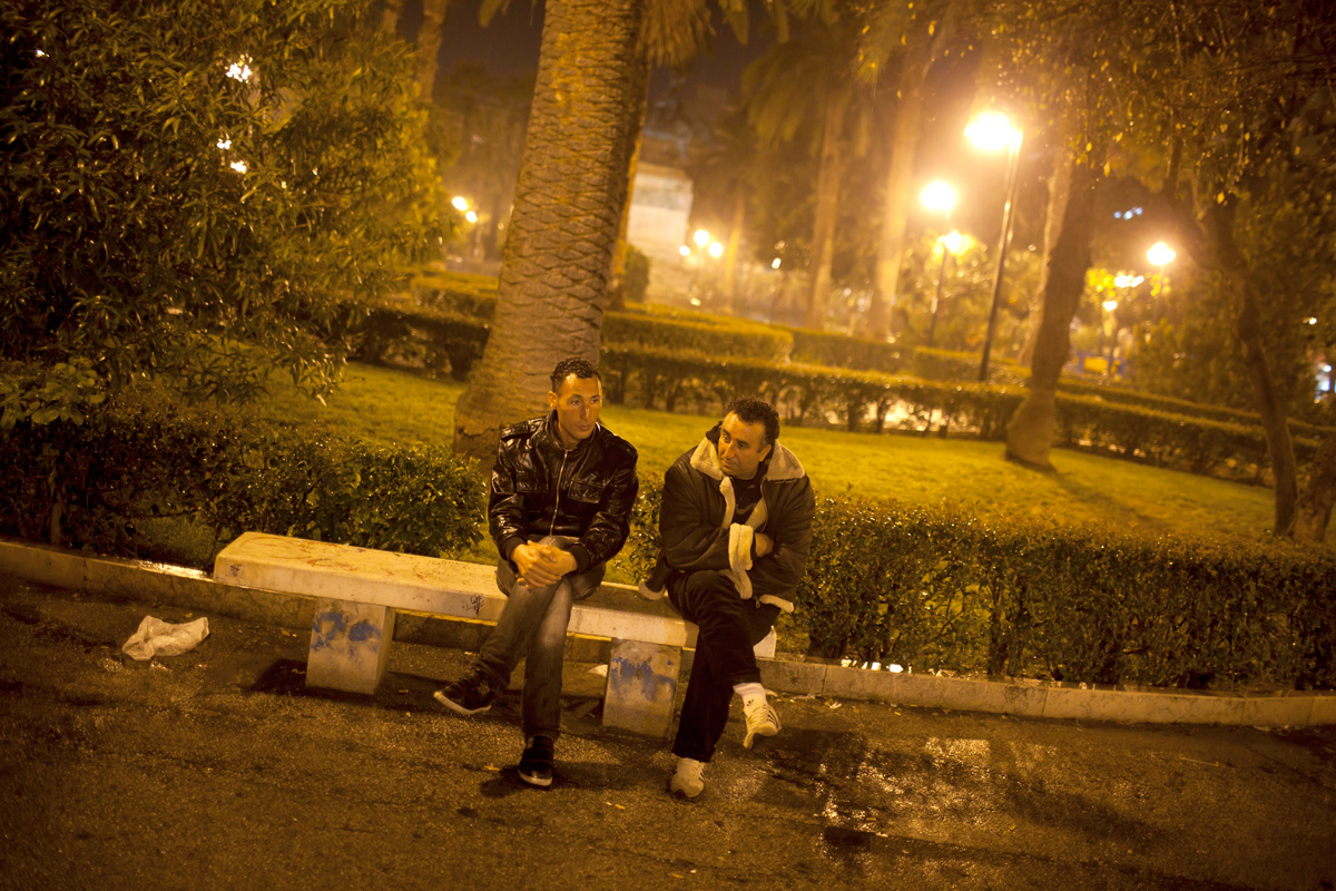 With some fellow Tunisians, Slah is taken directly by plane to Bari.

