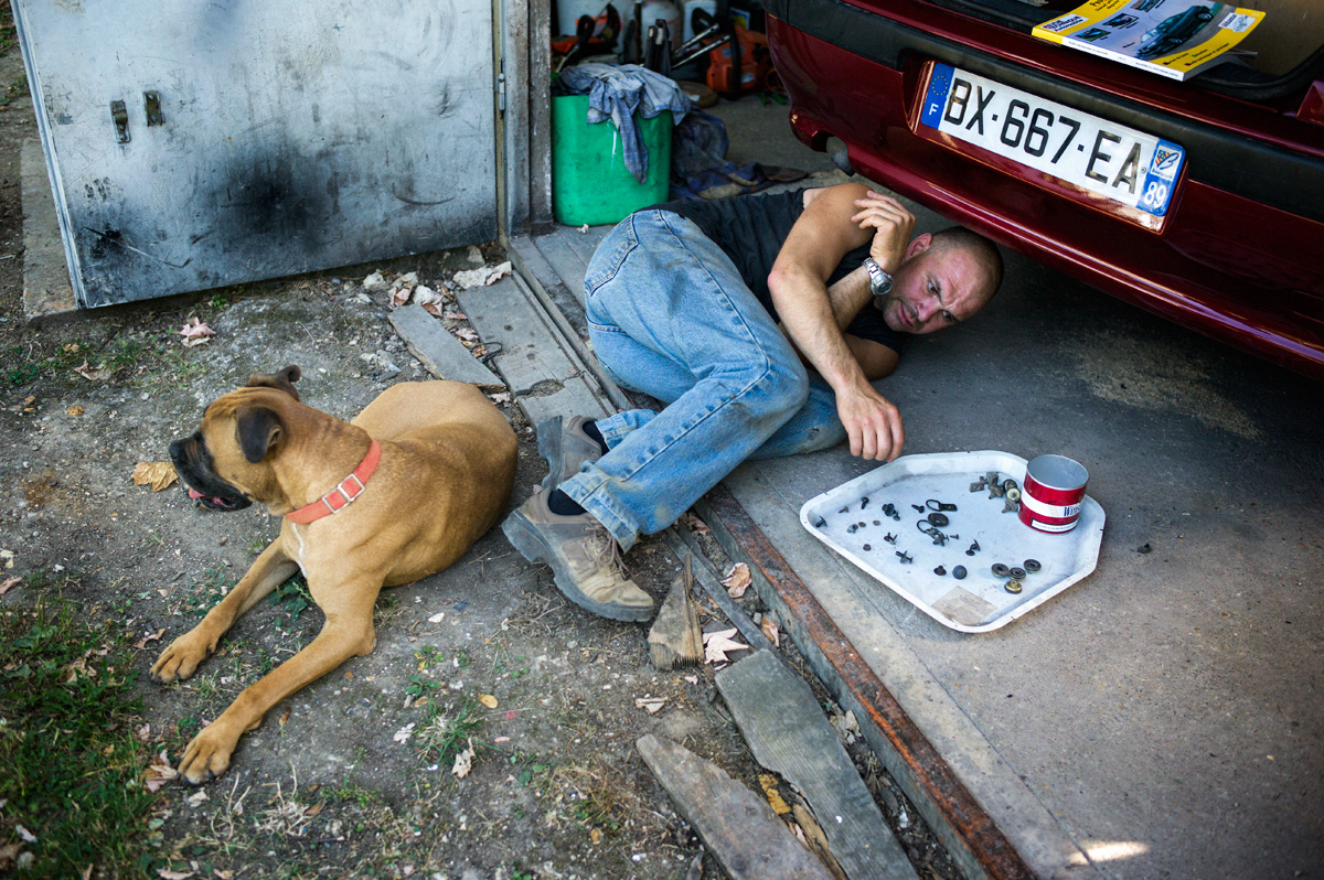 “I manage to get by, fixing some second-hand cars. My friends know I salvage stuff... not a lot, but enough to get a bit of extra money at the end of the year.”